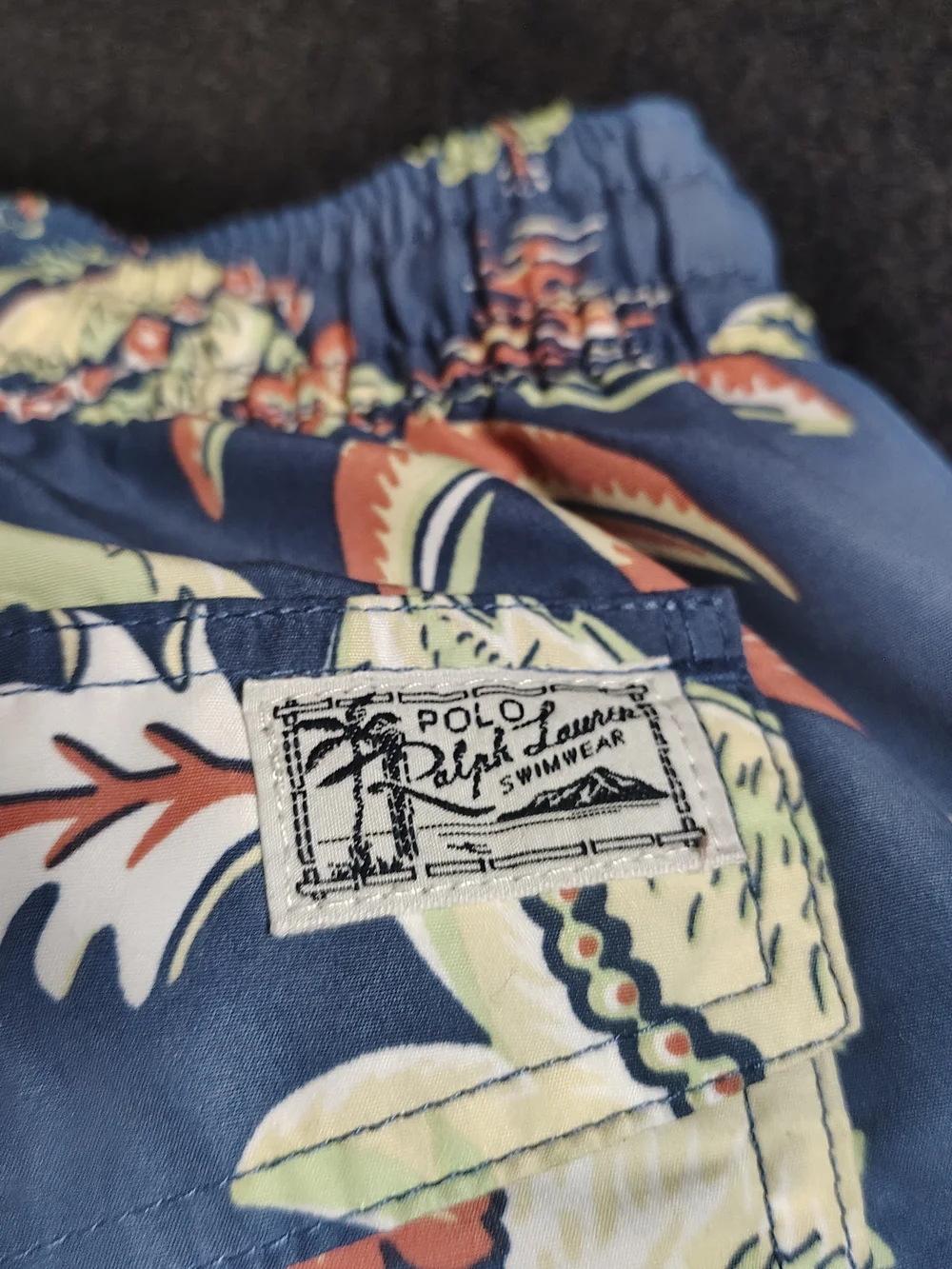 Polo Ralph Lauren Tropical Hawaiian Style Men’s Swim Shorts Light size XL